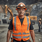 Chaleco Activex Naranjo 4 Bolsillos Alta Visibilidad  - Miniatura 2