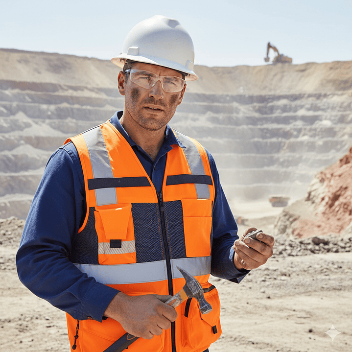 Chaleco Geólogo Activex Copper Naranjo/Amarillo 3