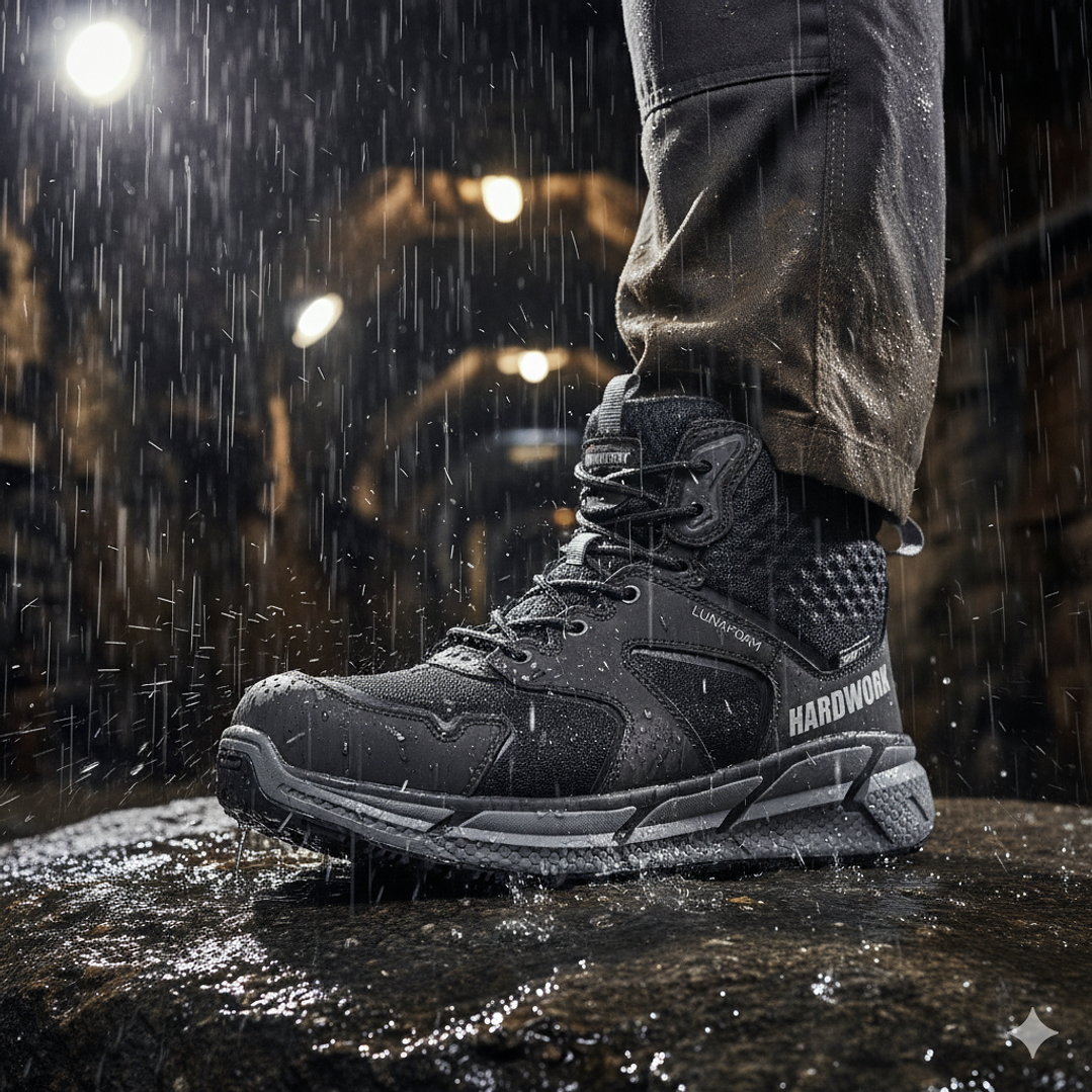 Botín HW Lunafoam Negro Smartdry Ultraligero 2