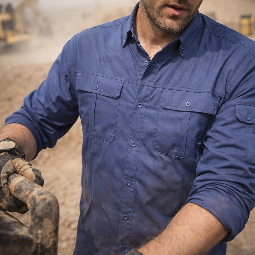 Camisa HW Horizon Blue / Beige UV 50 FPS 4