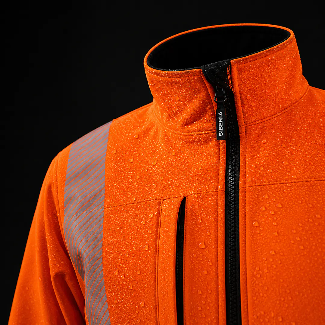 Chaqueta Softshell AV M-360 Hombre Naranja Siberia  4