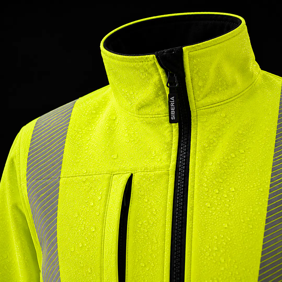 Chaqueta Softshell AV M-360 Hombre Amarillo Siberia 3
