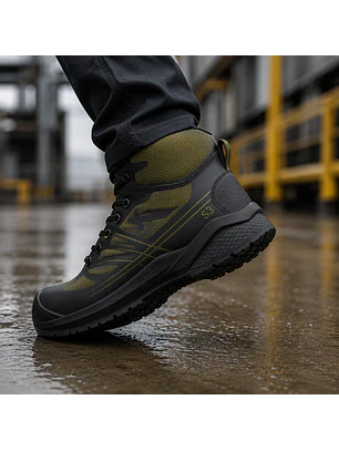 Botín AX6 S3 Green Activex Antiestatico Unisex