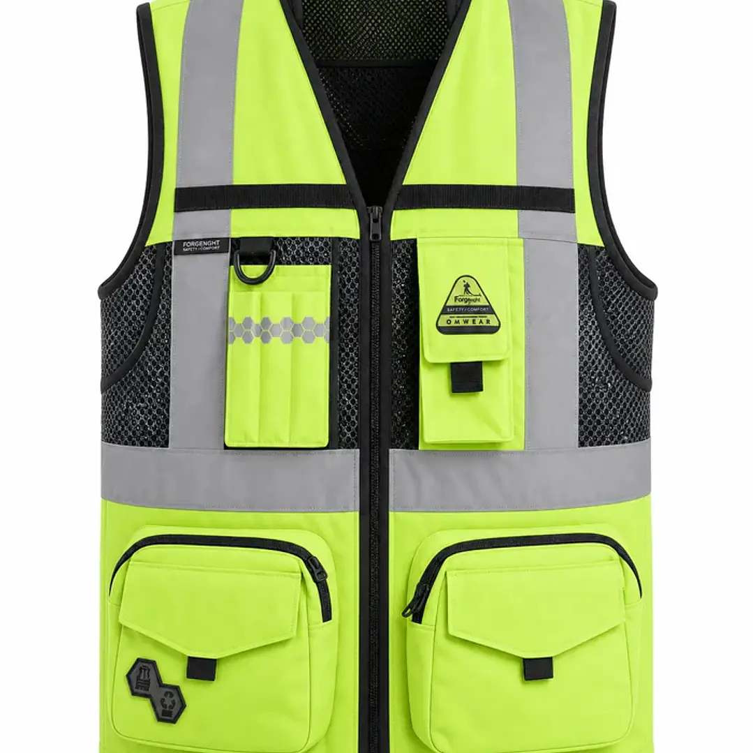Chaleco Geólogo Peregrin N1 Phoenix Hombre AMarillo HI VIS Premium 1