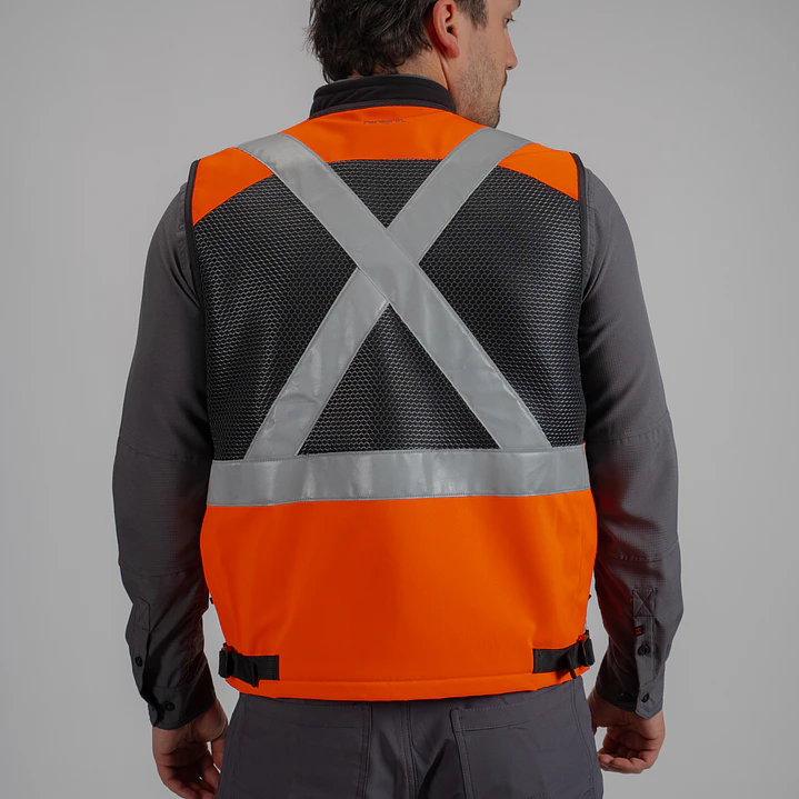 Chaleco Geólogo Peregrin N1 Phoenix Hombre Salmon HI VIS Premium 5