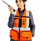 Chaleco Geólogo Peregrin N1 Phoenix Mujer Salmon HI VIS Premium - Miniatura 1