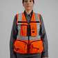 Chaleco Geólogo Peregrin N1 Phoenix Mujer Salmon HI VIS Premium - Miniatura 3