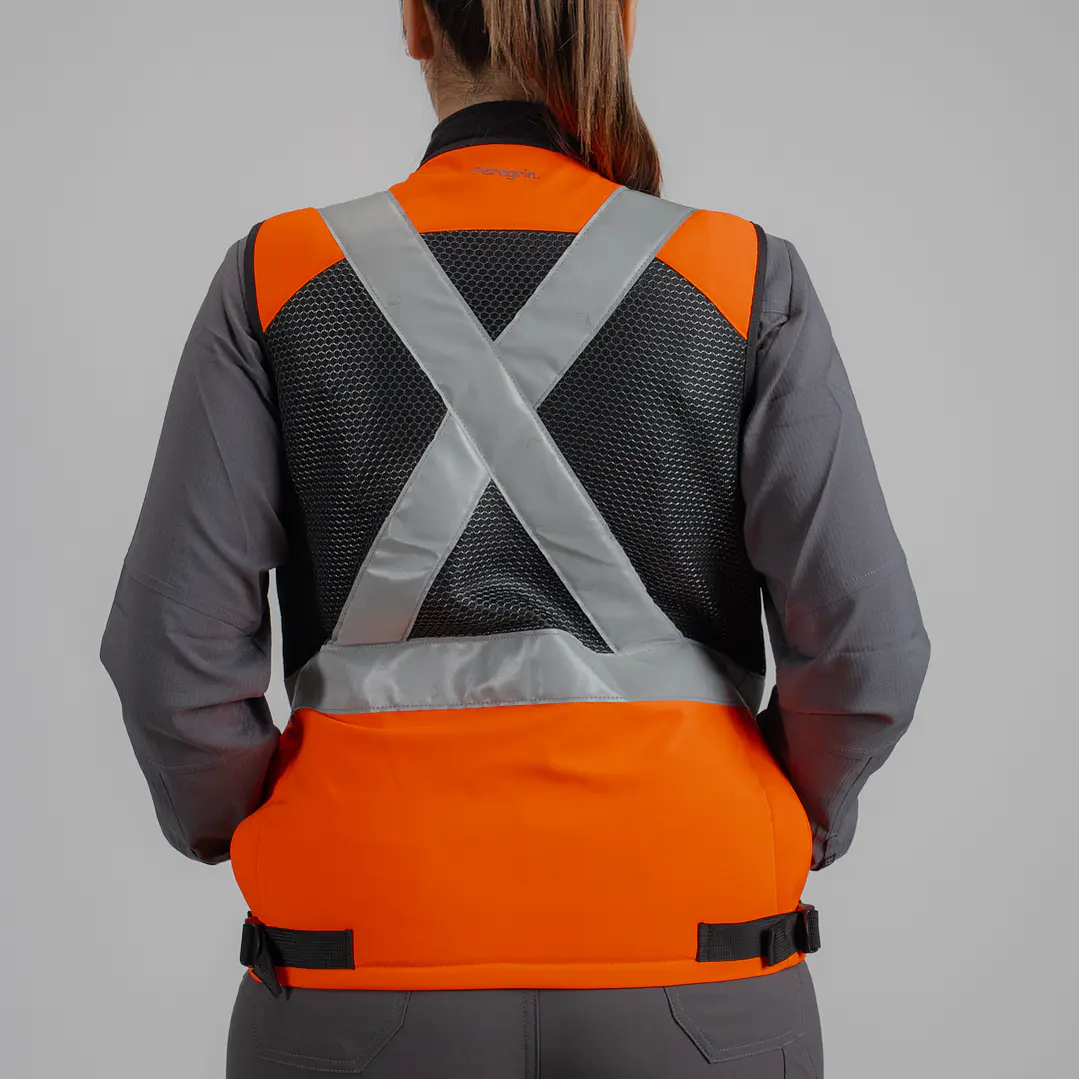 Chaleco Geólogo Peregrin N1 Phoenix Mujer Salmon HI VIS Premium 4