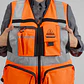 Chaleco Geólogo Peregrin N1 Phoenix Mujer Salmon HI VIS Premium - Miniatura 10