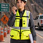 Chaleco Geólogo Peregrin N1 Phoenix Mujer Amarillo HI VIS Premium - Miniatura 2