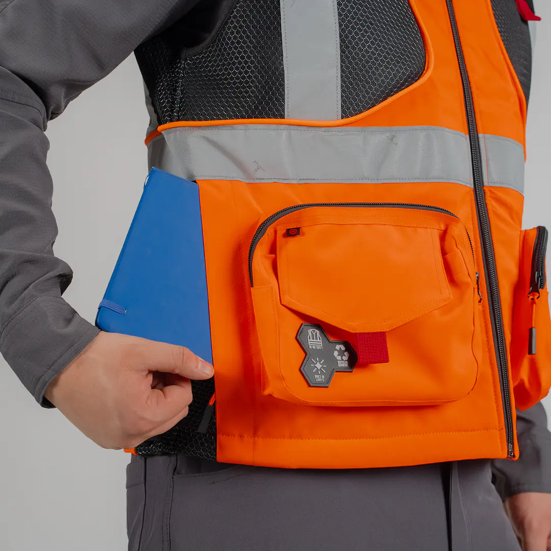 Chaleco Geólogo Peregrin Gamma con Sistema Lumínico LED Unisex 8