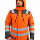 Parka Peregrin Orbital Hombre Alta Visibilidad Impermeable Salmon/Amarilla - Miniatura 1