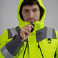 Parka Peregrin Orbital Hombre Alta Visibilidad Impermeable Salmon/Amarilla - Miniatura 5