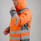 Parka Peregrin Orbital Hombre Alta Visibilidad Impermeable Salmon/Amarilla - Miniatura 9
