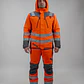 Parka Peregrin Orbital Hombre Alta Visibilidad Impermeable Salmon/Amarilla - Miniatura 10
