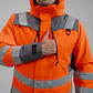 Parka Peregrin Orbital Hombre Alta Visibilidad Impermeable Salmon/Amarilla - Miniatura 11
