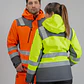 Parka Peregrin Orbital Hombre Alta Visibilidad Impermeable Salmon/Amarilla - Miniatura 12