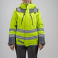 Parka Peregrin Orbital Mujer Alta Visibilidad Impermeable Salmon/Amarilla - Miniatura 8