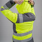 Parka Peregrin Orbital Mujer Alta Visibilidad Impermeable Salmon/Amarilla - Miniatura 10