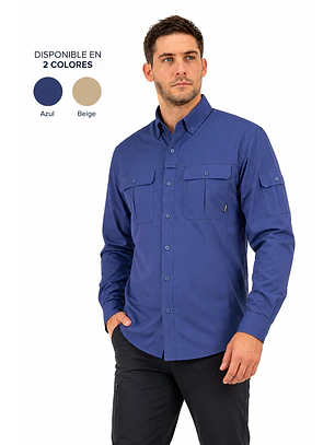 Camisa HW Horizon Blue / Beige UV 50 FPS