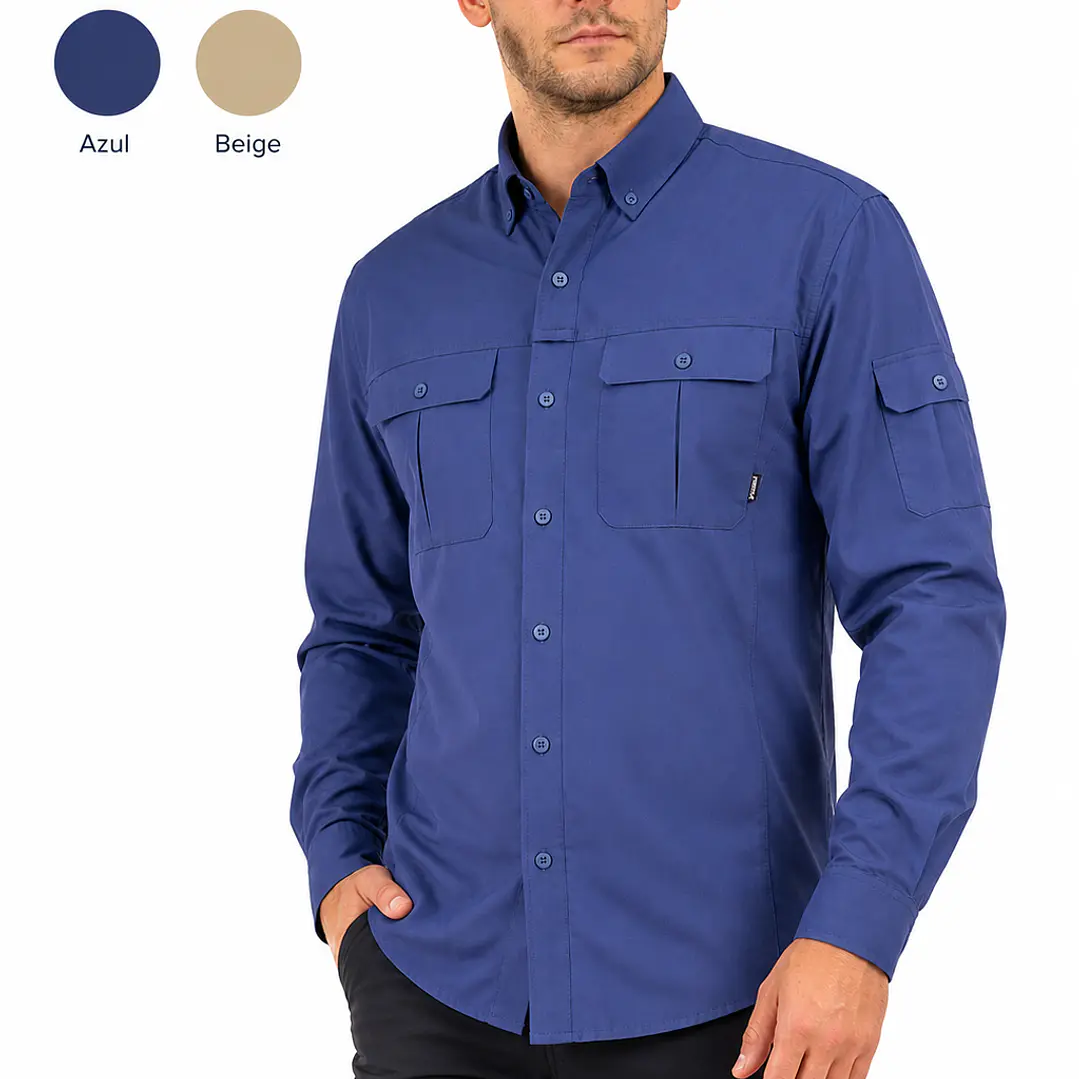 Camisa HW Horizon Blue / Beige UV 50 FPS 1