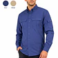 Camisa HW Horizon Blue / Beige UV 50 FPS - Miniatura 1