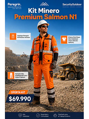 Kit Minero N1 Premium Hombre Salmón