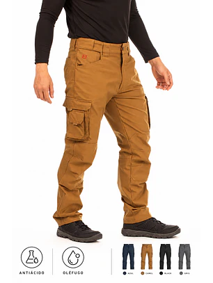 Pantalón Cargo Antiácido Oléfugo Merian Hombre UV Oxwear
