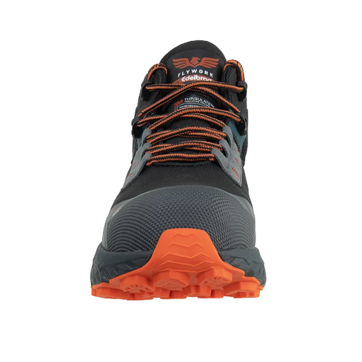 Botín Fénix Waterproof Fly Work WP Black Orange Edelbrock 7