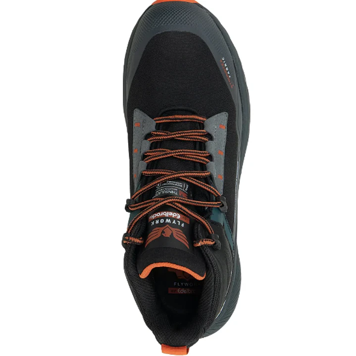 Botín Fénix Waterproof Fly Work WP Black Orange Edelbrock 9