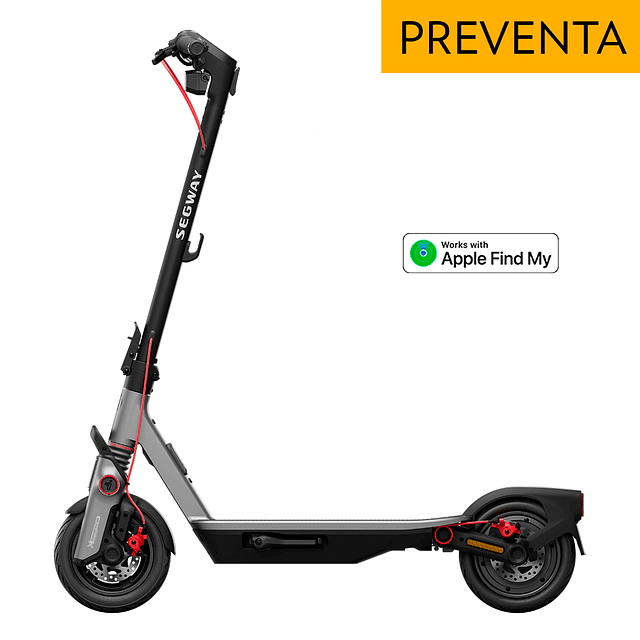 Scooter Eléctrico Segway F3 Pro - 32 km/h Vel. Máx y 71 km Aut. Máx - Negro