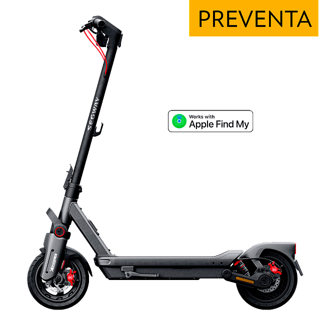 Scooter Eléctrico Segway Max G3 - 45 km/h Vel. Máx y 80 km Aut. Max - Negro (Preventa)