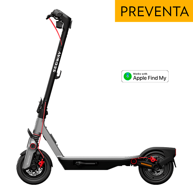Scooter Eléctrico Segway F3 - 32 km/h Vel. Máx y 71 km Aut. Máx - Negro (Preventa)
