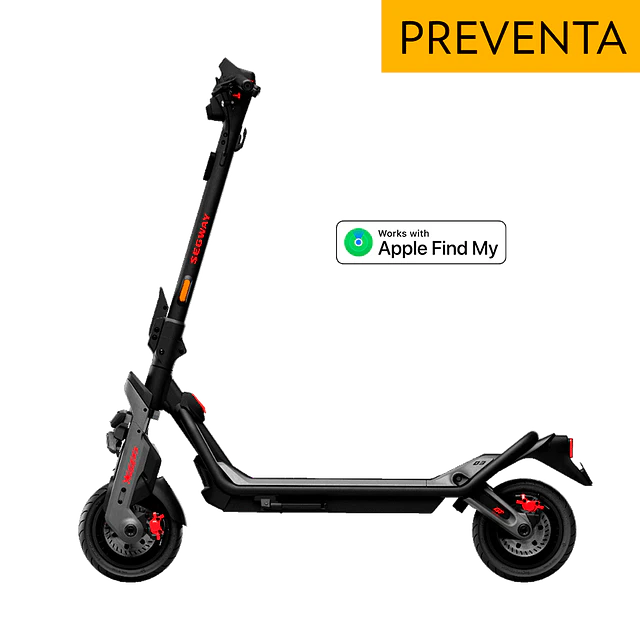 Segway SuperScooter GT3 - 50 km/h Vel. Máx y 72 km Aut. Máx - Negro (Preventa)