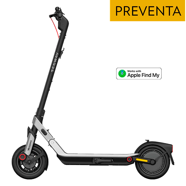 Scooter Eléctrico Segway E3 - 32 km/h Vel. Máx. y 45 km Aut. Máx. - Negro (Preventa)