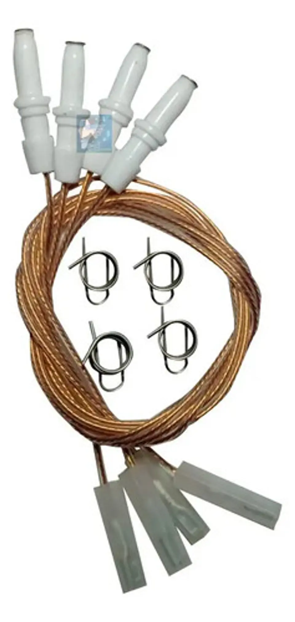Kit Bujías Alta Para Estufa Haceb Original X 4 Unidades  2