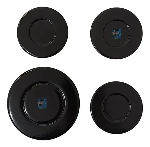Kit Tapa Quemador Abba (1 Grande + 3 Medianos) Sistema Copa