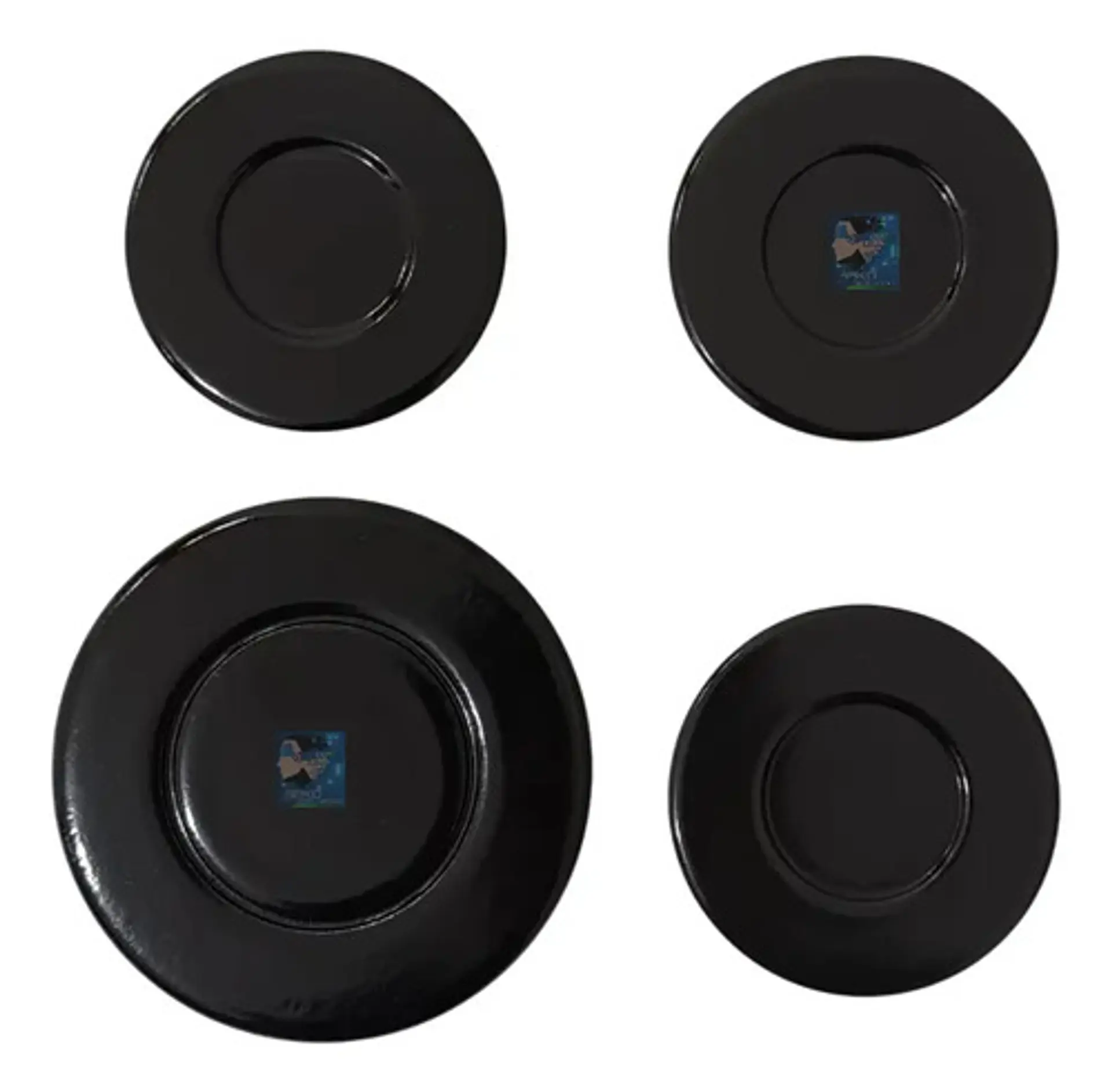 Kit Tapa Quemador Abba (1 Grande + 3 Medianos) Sistema Copa 1