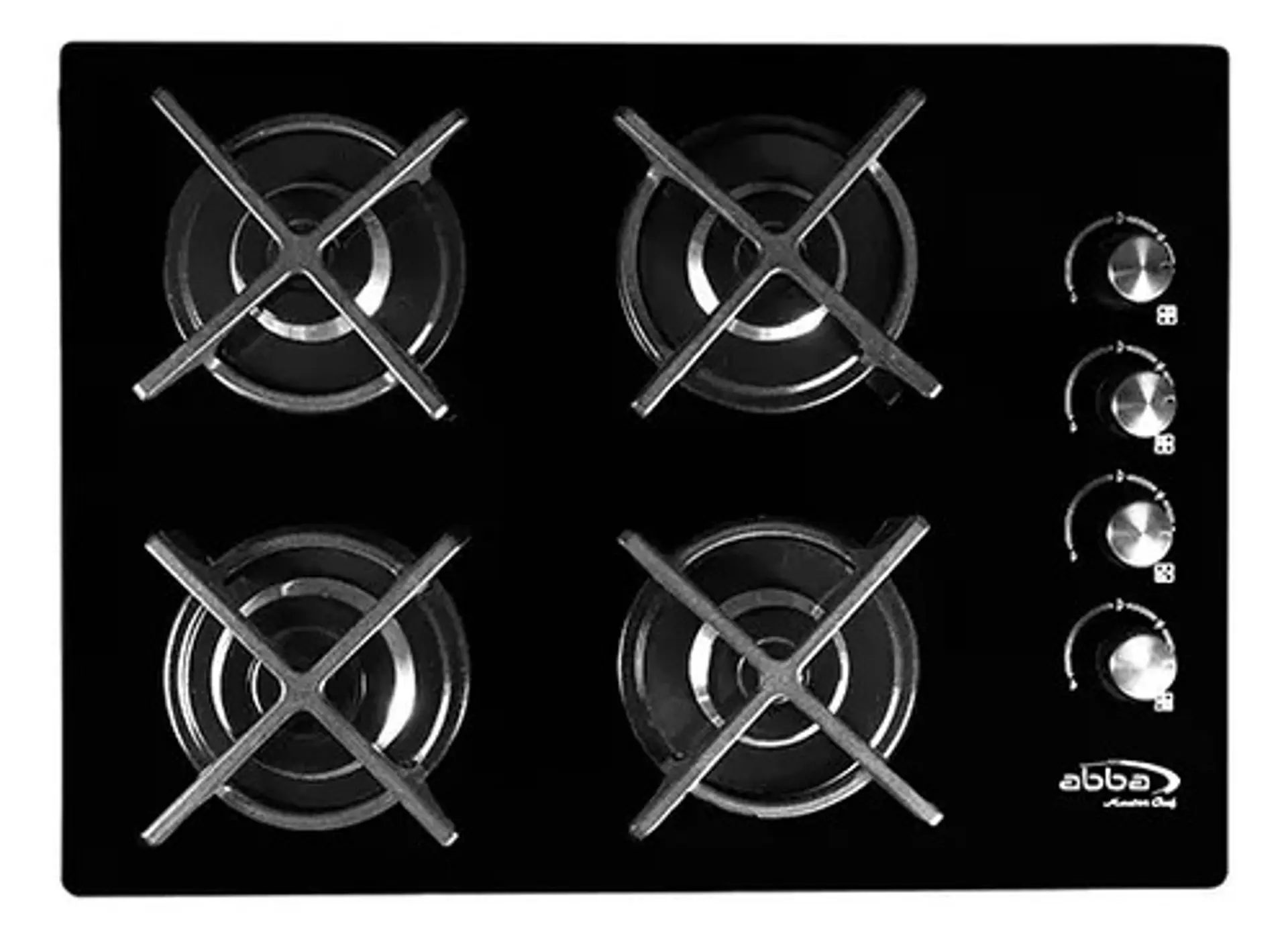 Kit Tapa Quemador Abba (1 Grande + 3 Medianos) Sistema Copa 5