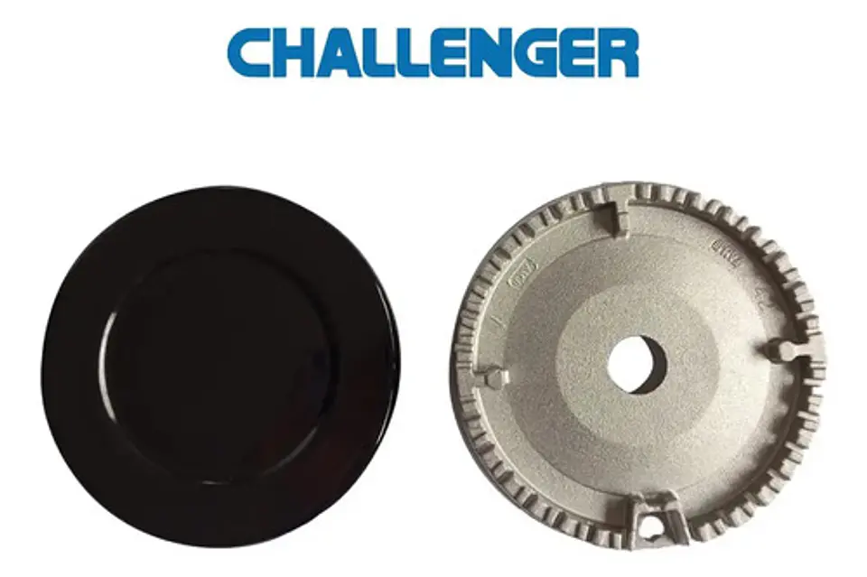 Kit Tapa Quemador Challenger (1 Grande, 2 Medianos Y 1 Peq) 2