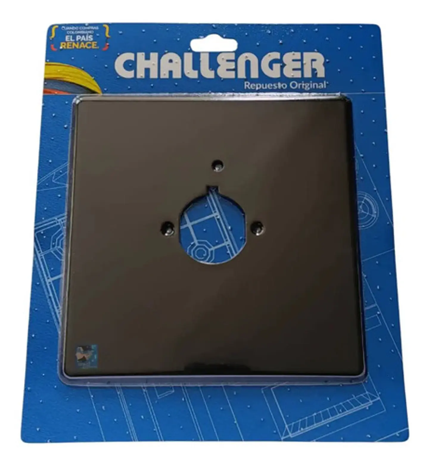Plato Semirapido Original Para Estufa Challenger Linea Sq 1