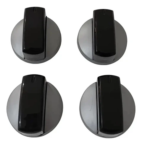 Perilla Gris/negro Original Para Estufa Continental X 4 Unds