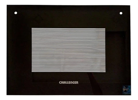 Vidrio Horno Challenger 60 Cm Negro 