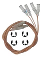 Kit Bujías Para Estufa Abba Antigua Original X 4 Unidades - Miniatura 1