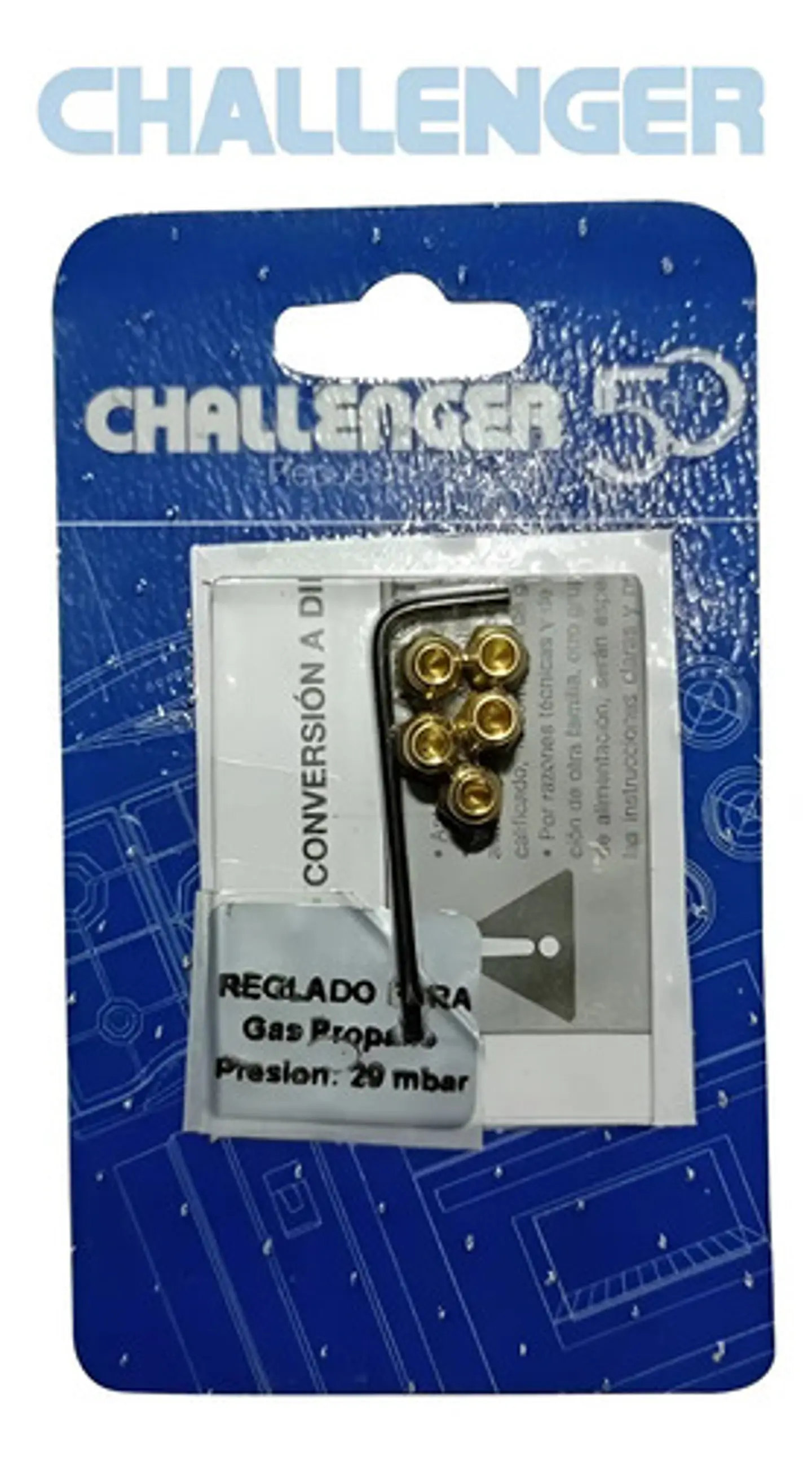 Kit Inyectores Glp Para Estufa Challenger Sp6043 Y Mesones 1