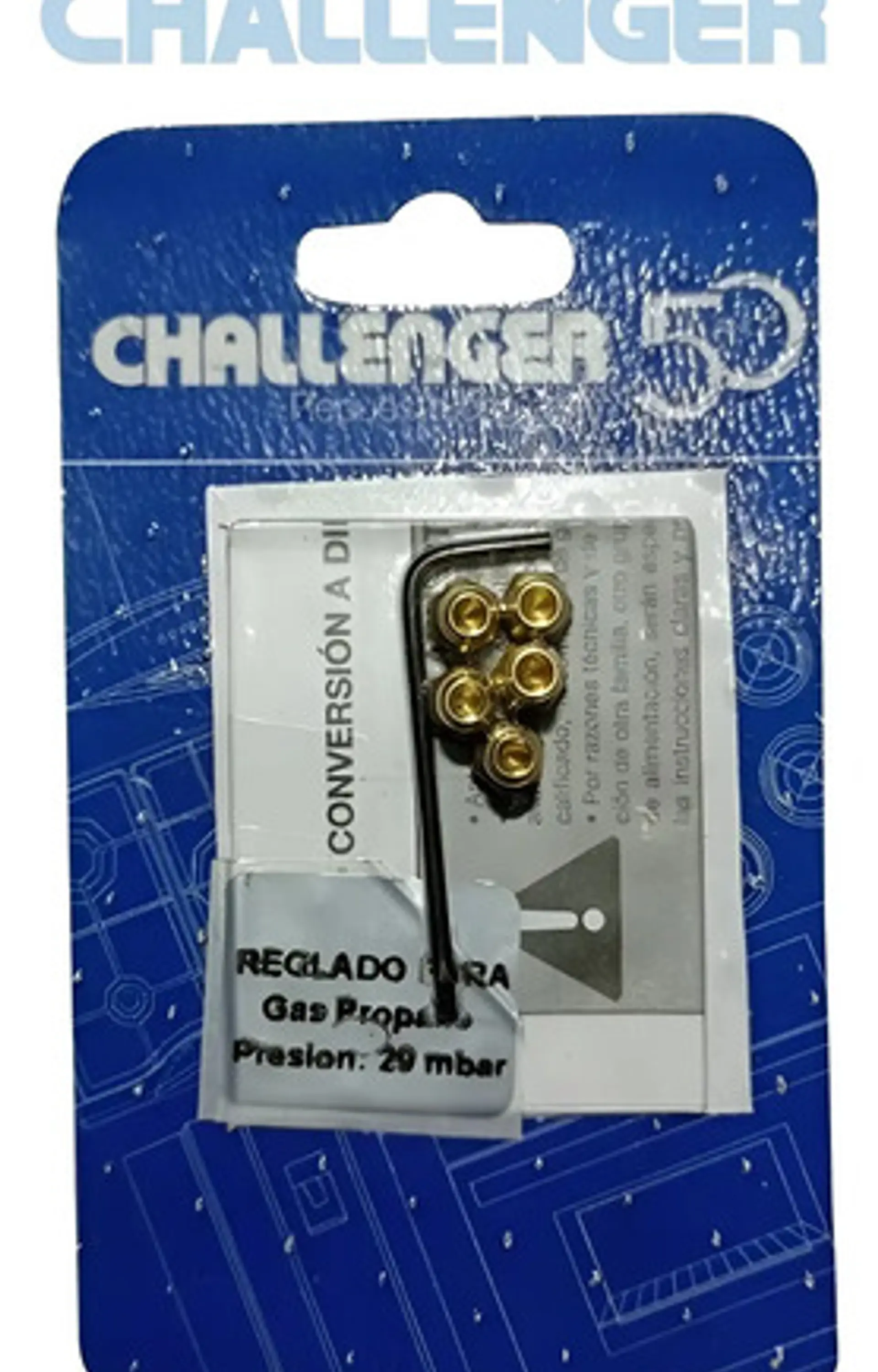 Kit Inyectores Glp Para Estufa Challenger Sp6043 Y Mesones 1