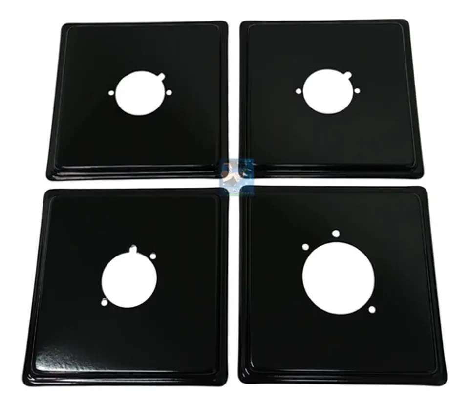 Kit Platos Cuadrados Para Estufa Continental X 4 Unds 1