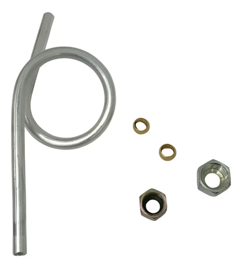 Kit Tubo Guía Con Racores Para Estufa Abba 7