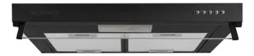 Kit Soporte Visera Negro Para Campana Challenger Horizontal 3