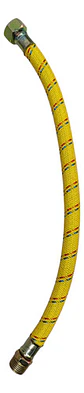 Manguera Gas Flexometalica Para Calentador De Agua (40 Cm) - Miniatura 1